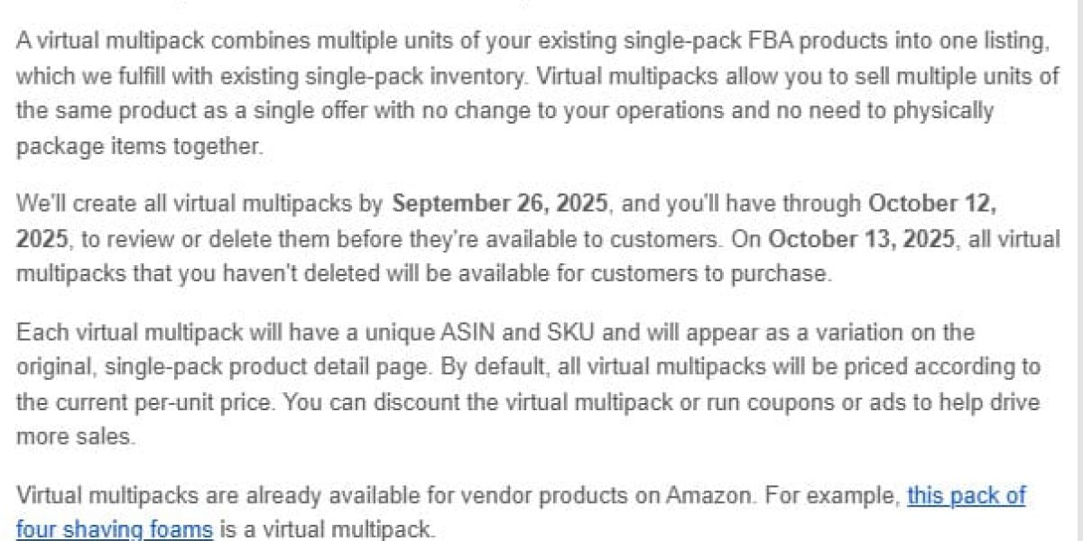 Amazon Virtual Multipacks: What Sellers Need to Know About the Latest FBA Update