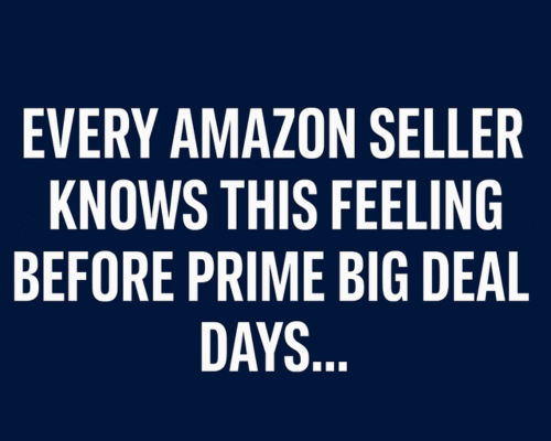 Every Amazon Seller Knows This Feeling Before Prime Big Deal Day.